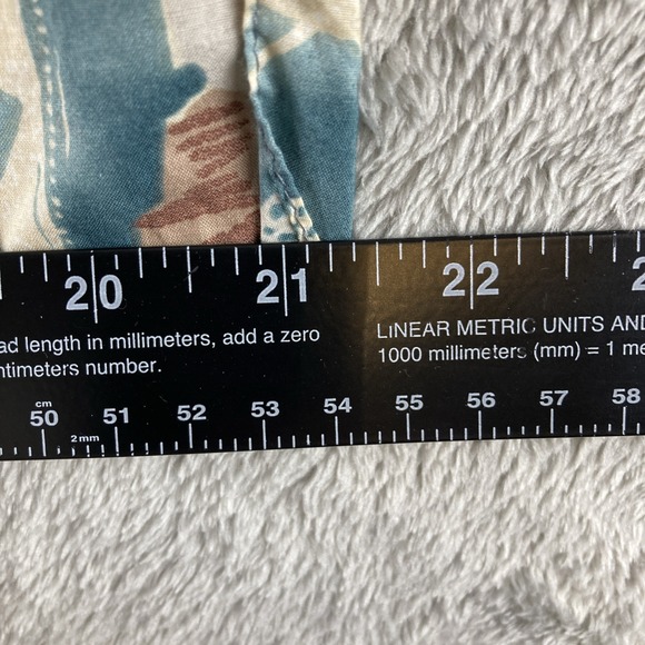 Tori Richard Honolulu Shirt Mens Medium Hawaiian Ancient Geometric Vintage USA - Picture 7 of 9